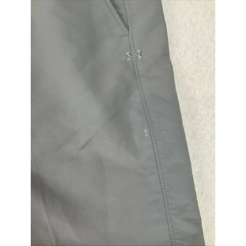 Under Armour Loose Fit Shorts Mens 30 Grey Golf Performance Stretch Waist flaws